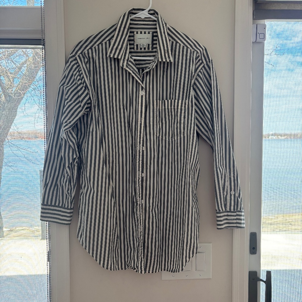 Oversized button down shirt